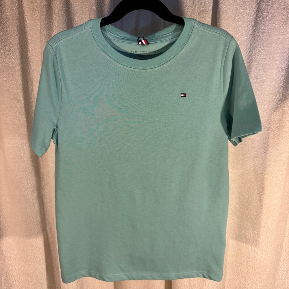 Tommy Hilfiger Boy’s Teal Crew Neck Tee